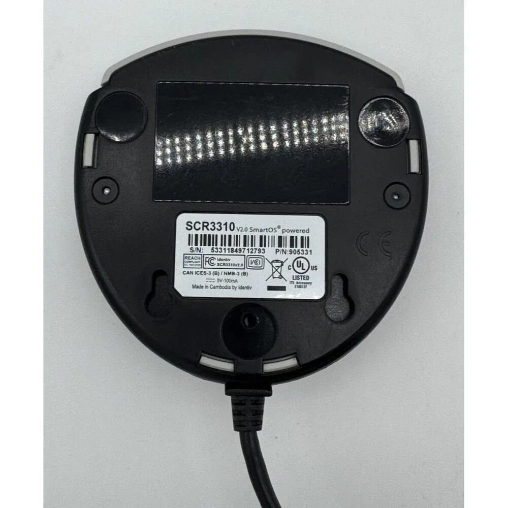 Identiv Smart Card Reader SCR3310 V2.0 SmartOS powered‎ P/N: 905331